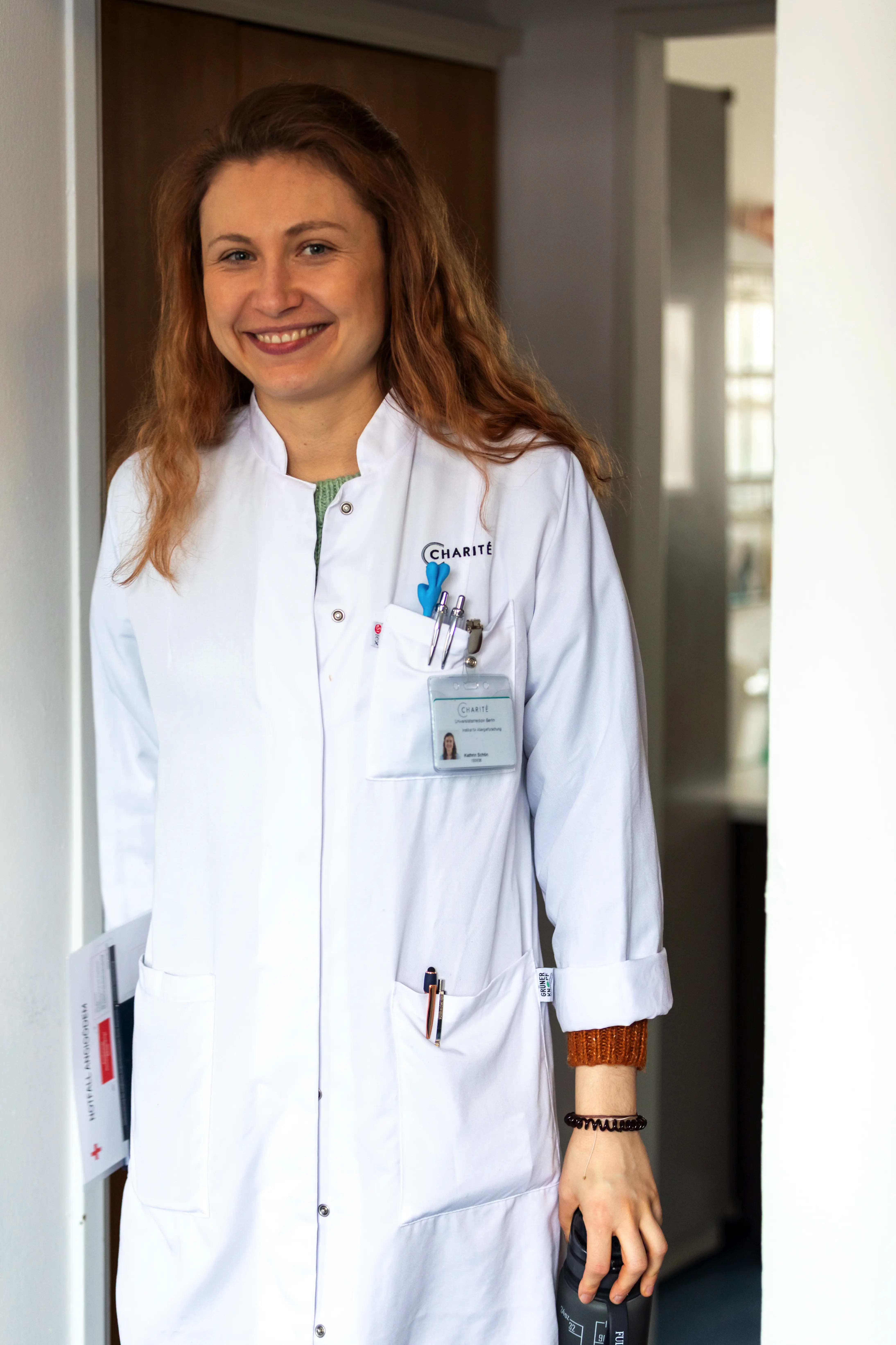Kathrin Schön in der Klinik